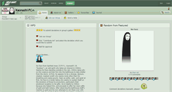 Desktop Screenshot of kaonashi-fc.deviantart.com