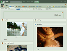Tablet Screenshot of cilo.deviantart.com
