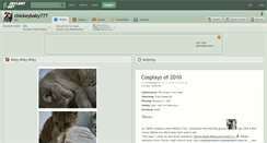 Desktop Screenshot of chickeybaby777.deviantart.com