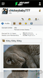 Mobile Screenshot of chickeybaby777.deviantart.com