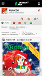 Mobile Screenshot of kunicon.deviantart.com
