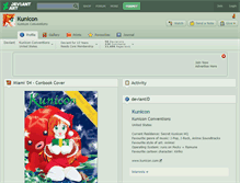 Tablet Screenshot of kunicon.deviantart.com