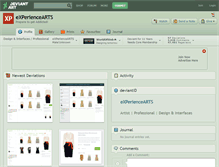 Tablet Screenshot of experiencearts.deviantart.com