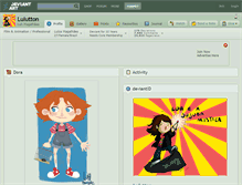 Tablet Screenshot of lulutton.deviantart.com