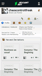 Mobile Screenshot of chaoscontrollfreak.deviantart.com