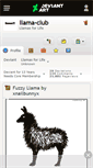 Mobile Screenshot of llama-club.deviantart.com