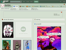 Tablet Screenshot of murklins.deviantart.com