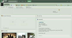 Desktop Screenshot of justinfoto.deviantart.com