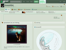 Tablet Screenshot of mosseykitten.deviantart.com