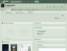 Tablet Screenshot of crazygeorge64.deviantart.com