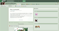 Desktop Screenshot of detectivelokifanclub.deviantart.com