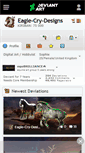 Mobile Screenshot of eagle-cry-designs.deviantart.com
