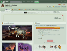 Tablet Screenshot of eagle-cry-designs.deviantart.com