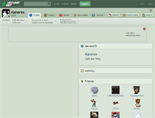Tablet Screenshot of kanerex.deviantart.com