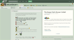 Desktop Screenshot of hail-lord-bowser.deviantart.com