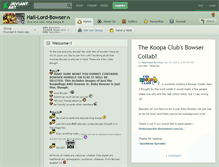 Tablet Screenshot of hail-lord-bowser.deviantart.com