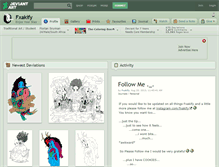 Tablet Screenshot of fxakify.deviantart.com