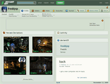 Tablet Screenshot of freddysp.deviantart.com