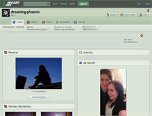 Tablet Screenshot of dreaming-phoenix.deviantart.com