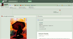 Desktop Screenshot of mackill.deviantart.com