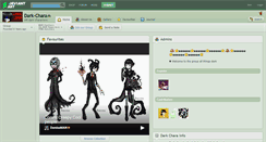 Desktop Screenshot of dark-chara.deviantart.com