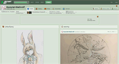 Desktop Screenshot of myusuran-blackwolf.deviantart.com