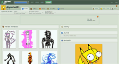 Desktop Screenshot of dragonmast81.deviantart.com