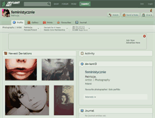 Tablet Screenshot of feministycznie.deviantart.com