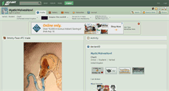 Desktop Screenshot of mysticwolveshowl.deviantart.com