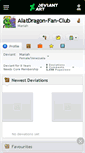 Mobile Screenshot of alatdragon-fan-club.deviantart.com