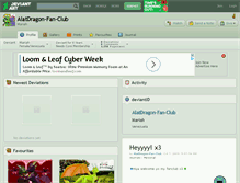 Tablet Screenshot of alatdragon-fan-club.deviantart.com