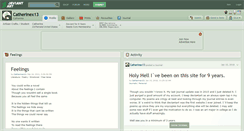 Desktop Screenshot of catherinex13.deviantart.com