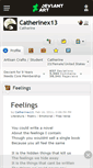 Mobile Screenshot of catherinex13.deviantart.com