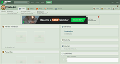Desktop Screenshot of freakedplz.deviantart.com