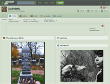 Tablet Screenshot of lucindany.deviantart.com