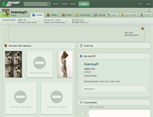 Tablet Screenshot of imaresqd1.deviantart.com