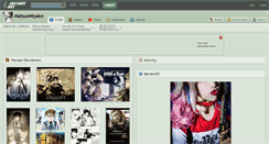 Desktop Screenshot of matsuomiyako.deviantart.com