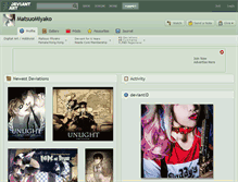 Tablet Screenshot of matsuomiyako.deviantart.com