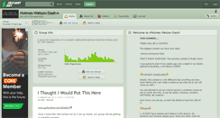 Desktop Screenshot of holmes-watson-slash.deviantart.com