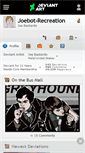 Mobile Screenshot of joebot-recreation.deviantart.com