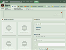 Tablet Screenshot of idindid.deviantart.com