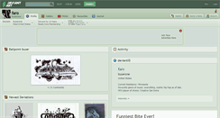 Desktop Screenshot of faro.deviantart.com