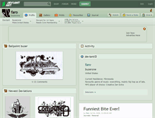 Tablet Screenshot of faro.deviantart.com