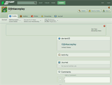 Tablet Screenshot of gijinkacosplay.deviantart.com