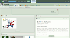 Desktop Screenshot of doctorink.deviantart.com