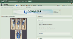 Desktop Screenshot of cornum.deviantart.com