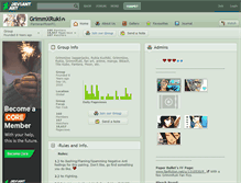 Tablet Screenshot of grimmxruki.deviantart.com