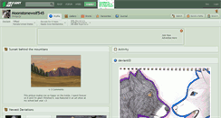 Desktop Screenshot of moonstonewolf545.deviantart.com