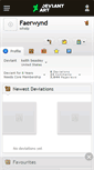 Mobile Screenshot of faerwynd.deviantart.com