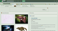 Desktop Screenshot of endanamidnight.deviantart.com
